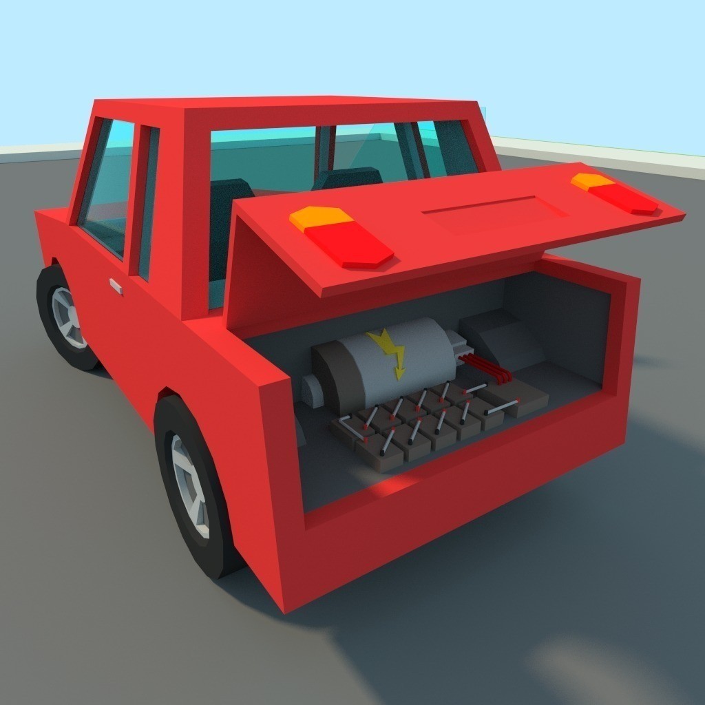 Rigged Car preview image 4
